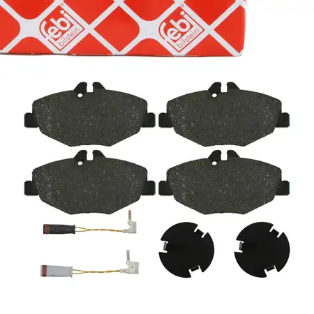 febi 16452 Bremsbel&auml;ge + Warnkontakt f&uuml;r MERCEDES-BENZ W211 S211 W220 vorne 0034206520