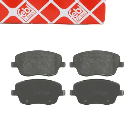 febi Bremsbel&auml;ge Bremsbelagsatz f&uuml;r VW Polo 9N 9A SEAT Ibiza 3 6L SKODA Fabia 1 2 6Y vorne