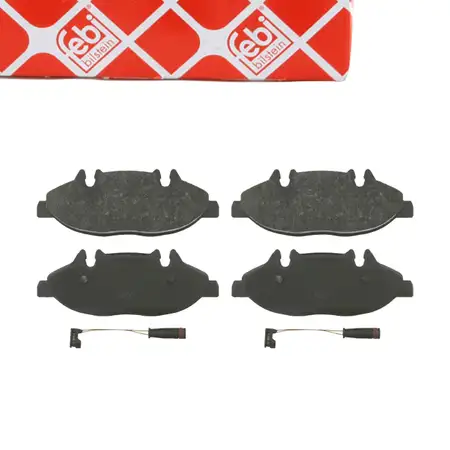 febi 16487 Bremsbel&auml;ge + Warnkontakt f&uuml;r MERCEDES Viano Vito/Mixto W639 vorne 0004216110