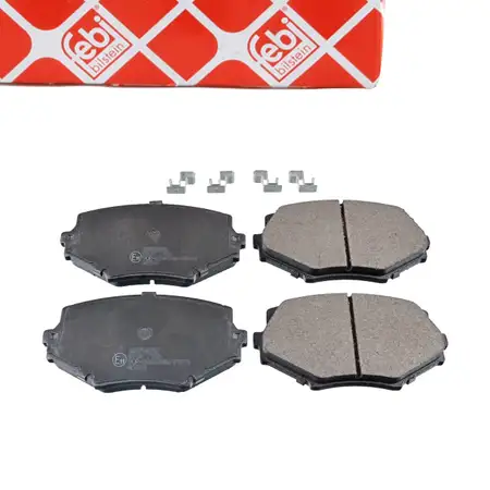febi 16497 Bremsbel&auml;ge Bremsbelagsatz Bremskl&ouml;tze f&uuml;r MAZDA MX-5 1 2 NA vorne 1U16-33-28Z