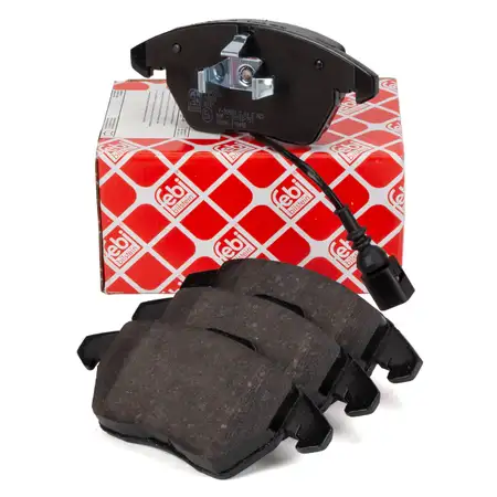 febi Bremsbel&auml;ge + Warnkontakt f&uuml;r VW Golf 5 6 Passat B6 B7 Polo 5 AUDI A1 8X A3 8P vorne