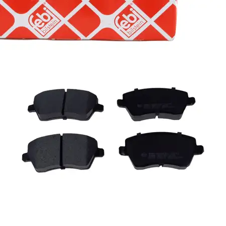 febi Bremsbel&auml;ge Bremsbelagsatz f&uuml;r MERCEDES Citan RENAULT Clio 3 4 NISSAN Micra 3 vorne