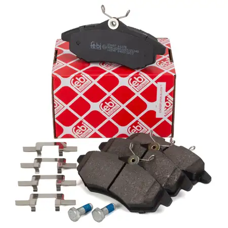 febi 16590 Bremsbel&auml;ge Bremsbelagsatz f&uuml;r CITROEN C2 JM C3 1 2 FC FN SC vorne 4252.36