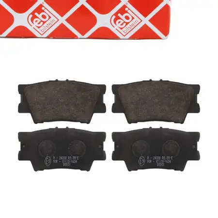 febi 16651 Bremsbel&auml;ge Bremsbelagsatz f&uuml;r TOYOTA RAV 4 3 4 A3 2.0-2.5 hinten 04466-02220