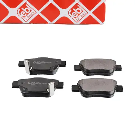 febi 16652 Bremsbel&auml;ge Bremsbelagsatz f&uuml;r TOYOTA Avensis Corolla Verso hinten 04466-05010