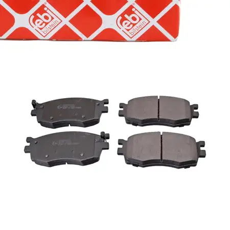 febi Bremsbel&auml;ge Bremsbelagsatz f&uuml;r HYUNDAI Accent 2 3 LC MC i20 1 PB KIA Rio 2 3 JB vorne