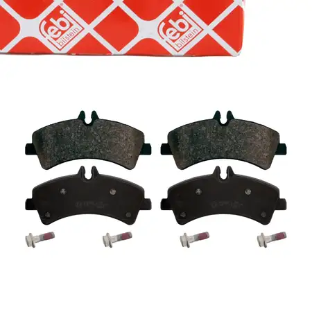febi Bremsbel&auml;ge Bremsbelagsatz f&uuml;r MERCEDES Sprinter 906 3-5t VW Crafter 2E 2F hinten