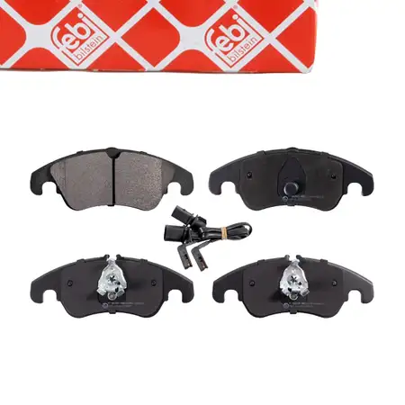 febi 16798 Bremsbel&auml;ge + Sensor f&uuml;r AUDI A4 B8 8T 8F PR-1LA/1LB/1LD/1LY vorne 8R0698151A