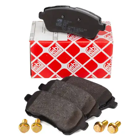 febi 16820 Bremsbel&auml;ge Bremsbelagsatz f&uuml;r FORD Fiesta 6 MK6 1.0-1.6 1.4/1.5/1.6 TDCi vorne