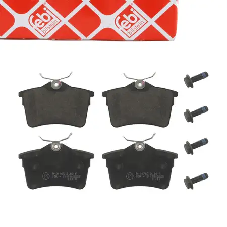 febi Bremsbel&auml;ge Bremsbelagsatz f&uuml;r CITROEN Berlingo PEUGEOT Partner/Tepee hinten 4254.14