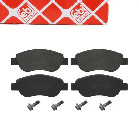 febi Bremsbel&auml;ge Bremsbelagsatz f&uuml;r FIAT Palio Weekend 171 173 178 373 374 Bj. 01.03 vorne