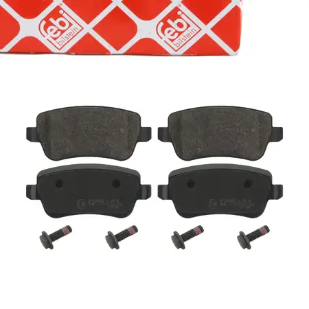 febi Bremsbel&auml;ge Bremsbelagsatz f&uuml;r FIAT Croma 194 1.8 2.2 16V 1.9D 2.4D hinten 77363607
