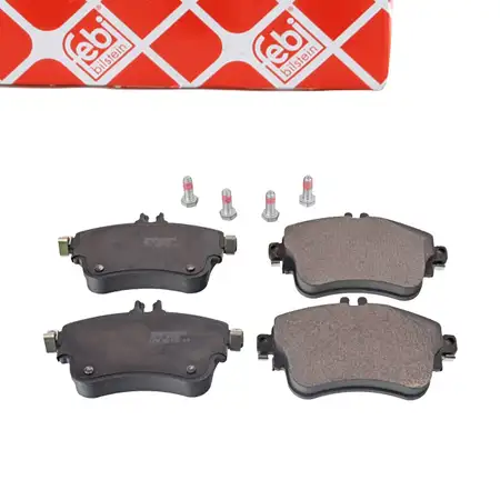 febi Bremsbel&auml;ge Bremsbelagsatz f&uuml;r MERCEDES W176 W246 W242 CLA C117 ohne Sportpaket vorne