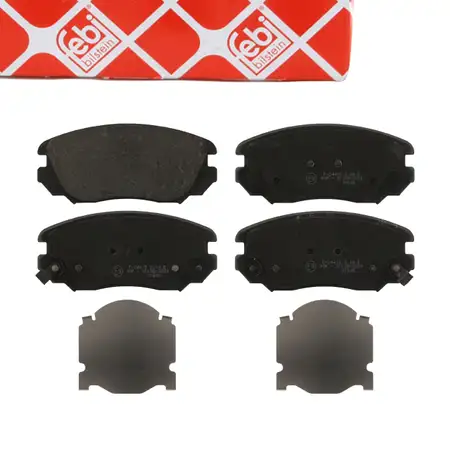 febi Bremsbel&auml;ge Bremsbelagsatz f&uuml;r OPEL Insignia A SAAB 9-5 YS3G CHEVROLET 16" vorne
