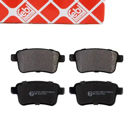 febi 16897 Bremsbel&auml;ge Bremsbelagsatz f&uuml;r MERCEDES-BENZ Citan W415 RENAULT Kangoo hinten