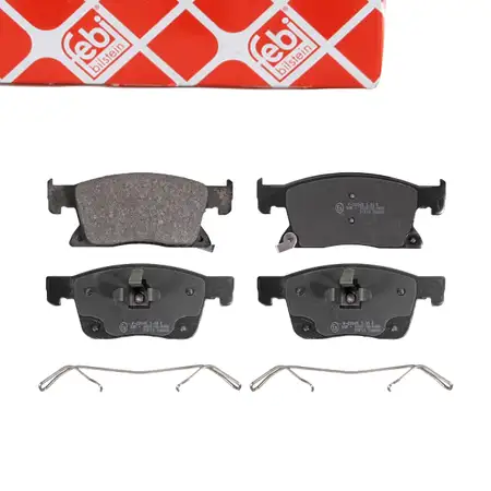 febi Bremsbel&auml;ge Bremsbelagsatz f&uuml;r OPEL Astra K/Sports Tourer B16 1.2-1.6 vorne 13478301