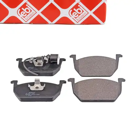 febi Bremsbel&auml;ge + Warnkontakt f&uuml;r VW Golf 7 AUDI A3 8V SEAT Leon 5F SKODA Octavia 3 vorne