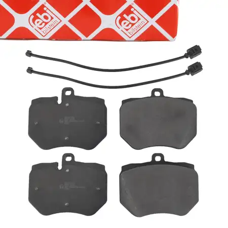 febi Bremsbel&auml;ge + Warnkontakt f&uuml;r AUDI 4L 6.0 TDI mit &Oslash; 420mm Scheiben vorne 4L0698151A