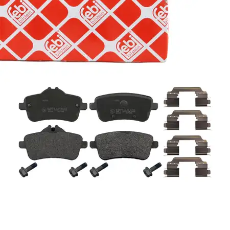 febi Brake Pads Brake Pad Set for MERCEDES W176, C117, X117, X156, X166, W166, C292 (Rear)
