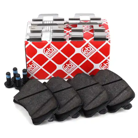 febi 16991 Bremsbel&auml;ge f&uuml;r VW Passat B6 B7 Sharan Tiguan AUDI A6 8U SEAT Alhambra hinten