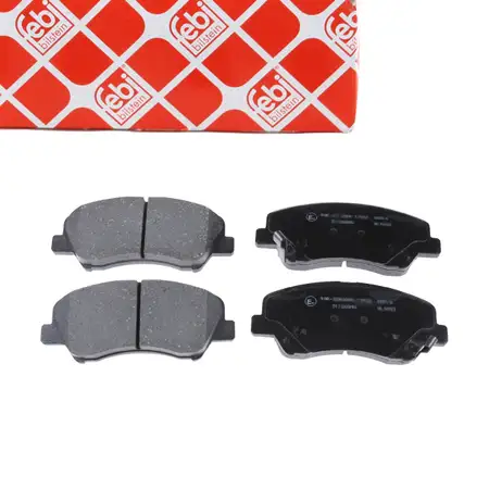 febi 170244 Brake Pads Brake Pad Set for HYUNDAI Accent 4 RB KIA Rio 3 (front) 58101-1RA00