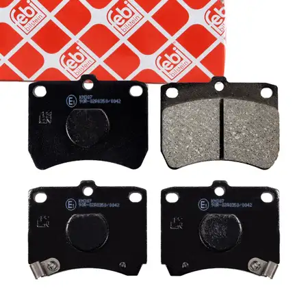 febi 170270 Bremsbel&auml;ge f&uuml;r KIA Pride DA 1.3 MAZDA 121 1 DA 1.1 1.3 vorne D0403328Z