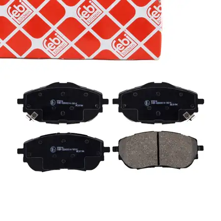 febi 170291 Bremsbel&auml;ge Bremsbelagsatz f&uuml;r TOYOTA Auris E18 Corolla ZRE1 vorne 04465-02390