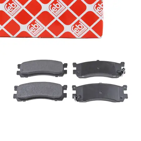 febi 170860 Bremsbel&auml;ge Bremsbelagsatz f&uuml;r MAZDA MPV 1 LV 2.5 TD 3.0i hinten 1U0L-26-48Z