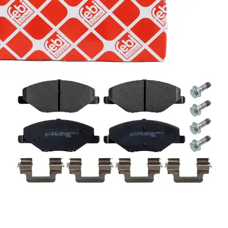 febi Bremsbel&auml;ge f&uuml;r VW Polo 5 SKODA Fabia 2 542 Rapid NH1 NH3 NK3 NK6 vorne 6RU698151B