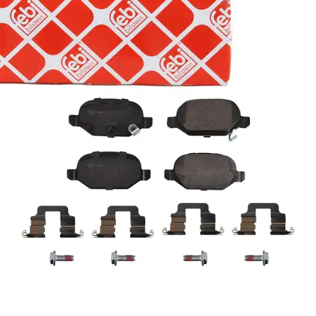 febi 175268 Brake pads for FIAT 500 312 1.4, Panda 312, 319, 519 1.3D, 0.9 (rear) 77366388