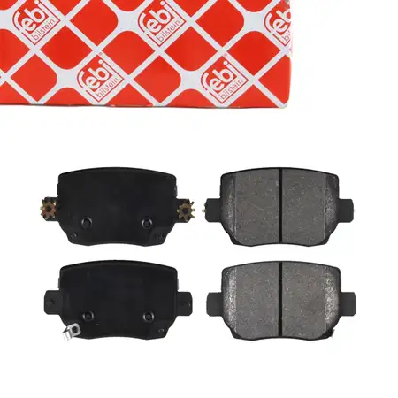 febi 177664 Bremsbel&auml;ge Bremsbelagsatz f&uuml;r TESLA Model 3 5YJ3 Y 5YJY hinten 8008246-00-C
