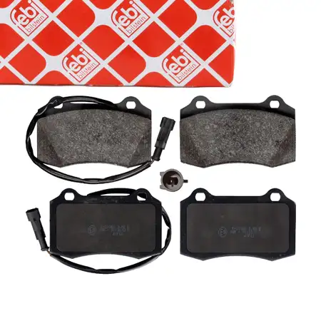 febi 116062 Bremsbel&auml;ge + Warnkontakt f&uuml;r FIAT Coupe 2.0 20V Turbo 220PS hinten 9947643