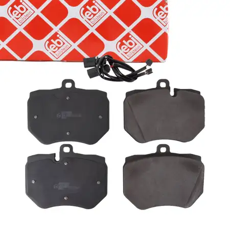 febi 116025 Bremsbel&auml;ge + Warnkontakt f&uuml;r AUDI RS6 mit &Oslash; 420mm Scheiben vorne 4F0698151E