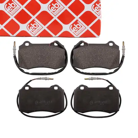 febi 116165 Bremsbel&auml;ge + Warnkontakt f&uuml;r PEUGEOT 406 Coupe 8C vorne 4251.82
