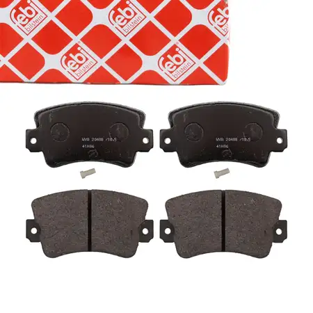 febi Bremsbel&auml;ge Bremsbelagsatz f&uuml;r RENAULT Trafic 1.4 1.7 2.1D 2.5D vorne 7701200980