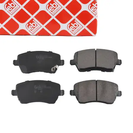 febi 116199 Bremsbel&auml;ge f&uuml;r NISSAN Micra 4 5 Note SUZUKI Swift 3 Splash OPEL Agila B vorne