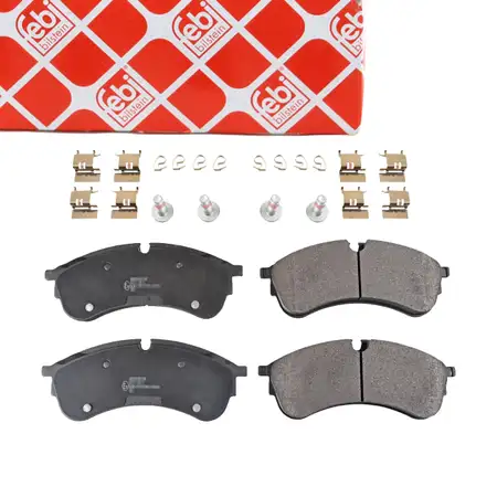 febi Bremsbel&auml;ge f&uuml;r VW Crafter SY SX Grand California MAN TGE mit &Oslash; 303mm Scheiben vorne