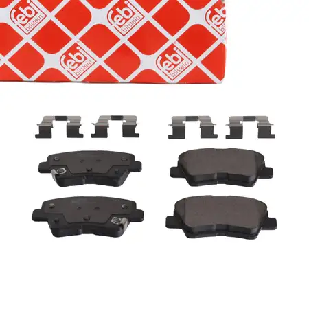 febi 116289 Bremsbel&auml;ge Bremsbelagsatz f&uuml;r HYUNDAI i30 GD KIA Pro Ceed hinten 58302-A6A20