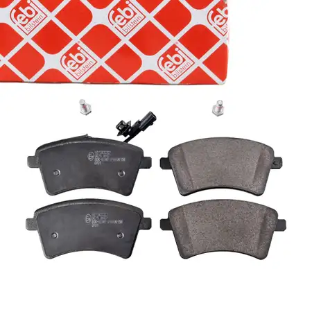 febi 116200 Bremsbel&auml;ge + Warnkontakt f&uuml;r RENAULT Kangoo/Be Pop/Rapid Grand Kangoo 2 vorne