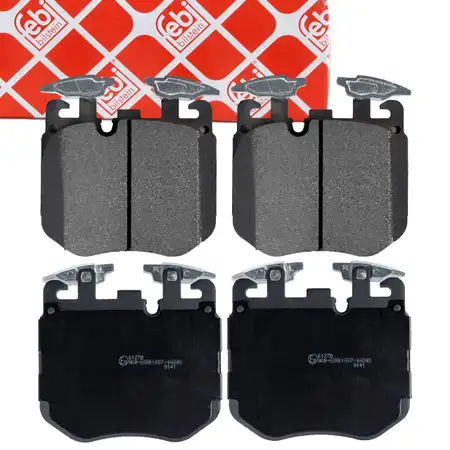 febi Bremsbel&auml;ge Bremsbelagsatz f&uuml;r BMW 3er G20 5er G30 6er G32 X5 X6 vorne 34106888459