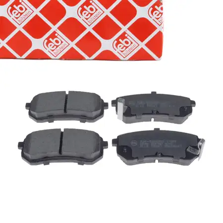 febi 116346 Bremsbel&auml;ge Bremsbelagsatz f&uuml;r HYUNDAI i10 PA KIA Picanto hinten 58302-07A10
