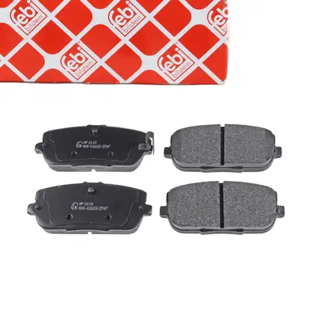 febi 116386 Bremsbel&auml;ge f&uuml;r FIAT 124 1.4 MAZDA MX5 3 4 1.8 2.0 MX-5 Targa 1.5 2.0 hinten