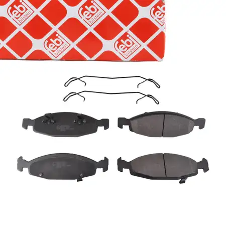 febi 116392 Bremsbel&auml;ge f&uuml;r JEEP Grand Cherokee 2 bis Bj. 01.2003 vorne 05011969AA