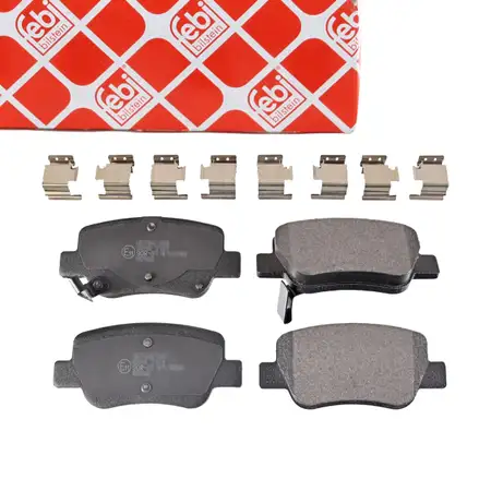 febi 116304 Bremsbel&auml;ge Bremsbelagsatz f&uuml;r TOYOTA Avensis 1.6 1.8 2.0 hinten 04466-05040