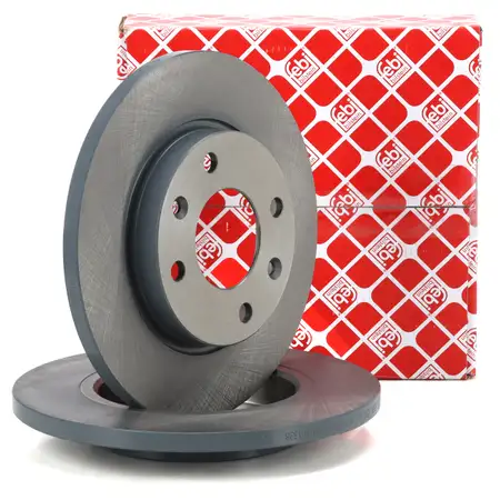 febi 11105 Bremsscheiben Satz f&uuml;r CITROEN Xsara N1 N2 N3 PEUGEOT 206 306 vorne