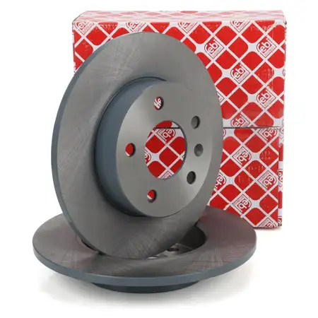 febi Bremsscheiben Satz f&uuml;r OPEL Astra G H Corsa C Meriva A B Zafira A B 5-Loch hinten