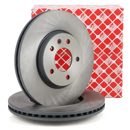 febi 39190 Bremsscheiben Satz f&uuml;r OPEL Astra H J Zafira C POC CHEVROLET Cruze 16" vorne