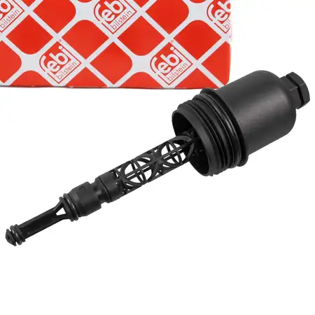 febi Deckel &Ouml;lfiltergeh&auml;use f&uuml;r MERCEDES C-Klasse W203 S203 W204 S204 E-Klasse W212 M271