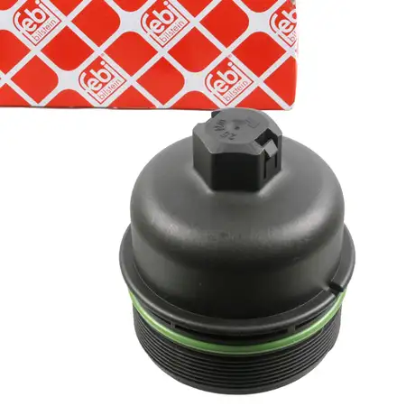 febi Deckel &Ouml;lfiltergeh&auml;use f&uuml;r PSA C3 C4 208 308 508 OPEL Crossland 10 Grandland 10 1.6 D
