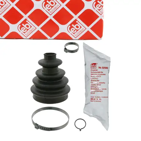 febi Achsmanschette Satz f&uuml;r FORD Fiesta 1 2 3 4 Escort 3 4 Puma EC Orion 3 vorne 1638320